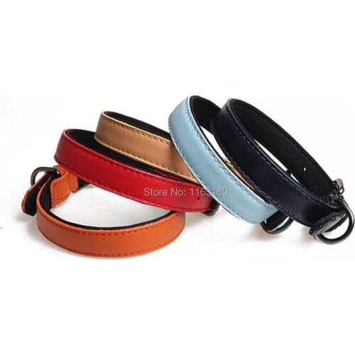 1000pcs/lot PU Leather Dog Collars For Small Dogs Adjustable Buckle Pet Puppy Dog Cat Collar Pet Accessories Free Shipping