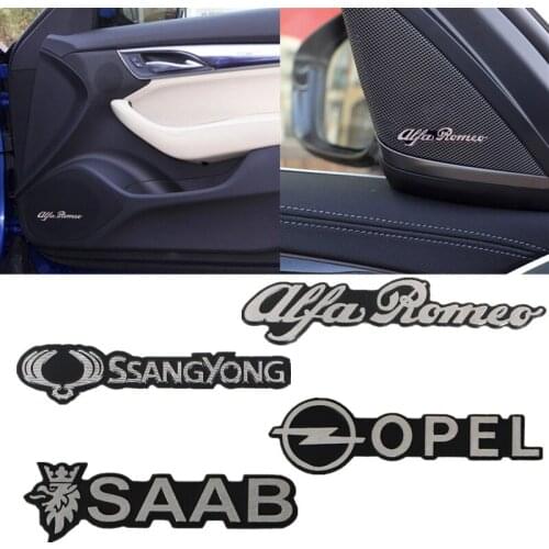 3D Car Styling Sticker Aluminum Emblem interior Speaker audio Badge for Lexus CT200h F Sport ES LS IS GS LC RC GC RX UX NX LX