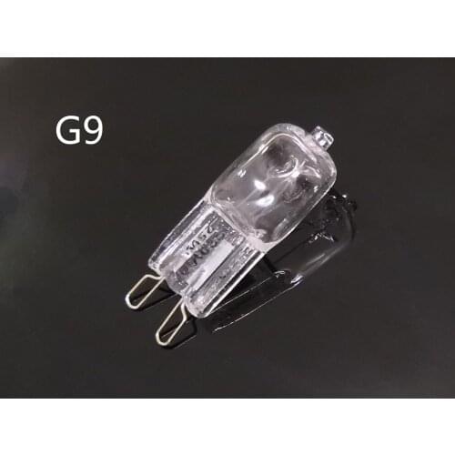 5pcs G9 220V 60W 40W 25W Halogen bulb G9 220V 40W crystal chandelier bulb G9 110v bulb 25w 40w