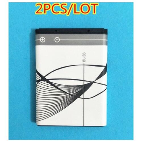 AZK 2CS/LOT BL-5B Phone Battery For Nokia BL 5B BL-5B BL5B 5300 5320 6120C 7360 3220 Replacement BL 5B Battery