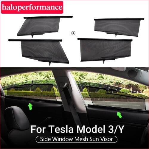 Model3 Tesla Car Sun Shade Window For Tesla Model 3 Accessories SunShade Drape Roller model 3 tesla model y model three 2020 New
