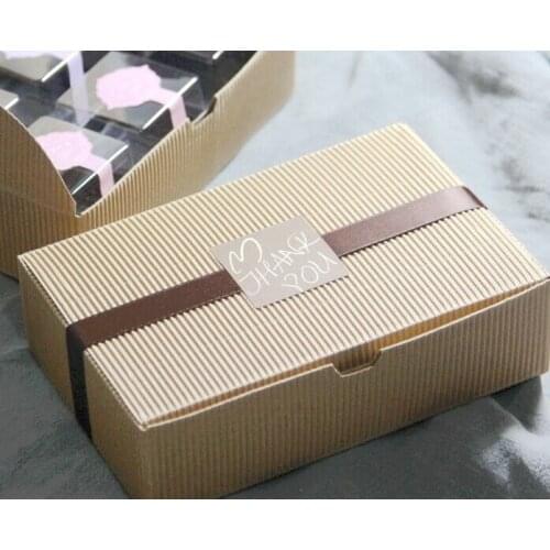 Free Shipping 30PCS/LOT Thicken Corrugated Paper Made Paper Party Cake Bisuit Box