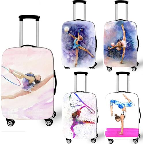 Oil Painting Tears / Kiss By Gustav Klimt Luggage Cover 3D Printing Womens Travel Elastic Luggage Dust Cover Suitcase Cover