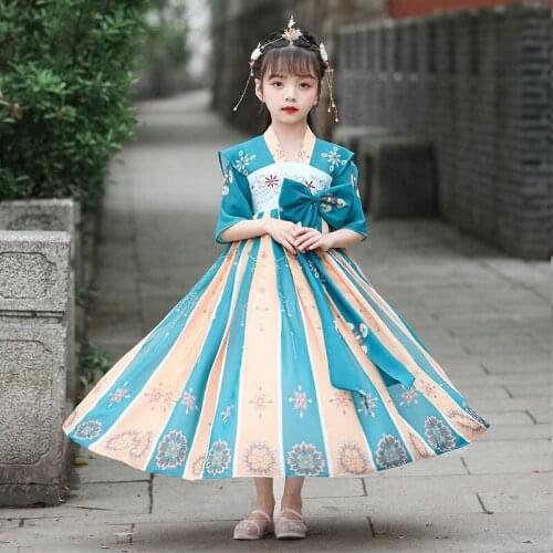 Baby Hanfu Chinese Traditional Folk Costume Girl Han Dynasty Dance Wear Kids Fairy Cosplay Clothes Oriental Ancient Prince Suit