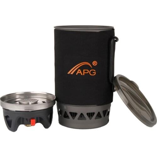 APG 1400ML Compact Size Outdoor Camping Gas System Gas Stove Furnace Fires Heat Cooking System Device