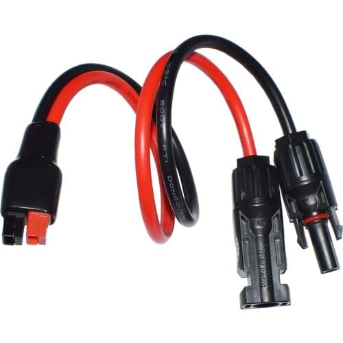 Solar Panel Cable Kits, 10AWG for Suaoki, Renogy Solar Generator Portable Powerstation-0.4 m/1.31ft