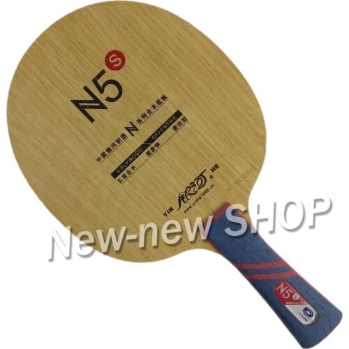 Yinhe N5 N5S N-5 Wooden N 5 Attack+Loop OFF Table Tennis Blade for PingPong Racket