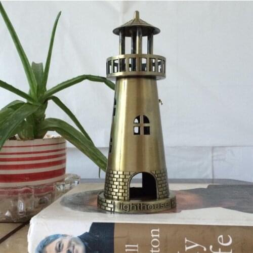Lighthouse Sea Beacon Home Decoration Office Zinc Alloy Crafts Boutique Ornaments Mediterranean Lighthouse Ornaments