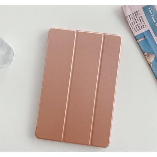 Fashion Case For Xiaomi MiPad 5 /Mi Pad 5 Pro 11" 2021 Tablet Cover PU Leather TPU Back Three Folding Stand Protective Shell