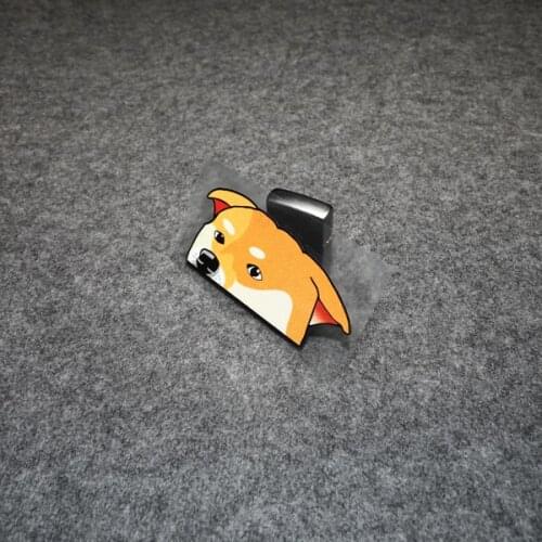 NO.S049 Cute Funny Sticker Japanese Shiba Inu Car Window Stickers and Decals Dog Motorcycle Helmet Sticker