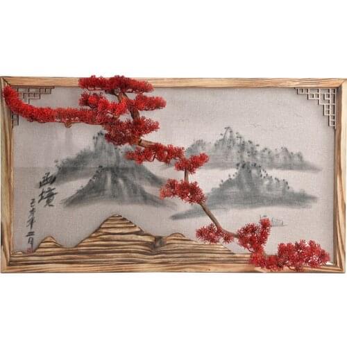 New Chinese style visitor modern Sofa background decoration wall decoration mural Hang picture pictures for home design