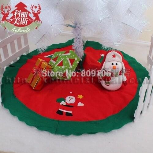 Wholesale ,free shipping,Christmas tree decoration 80cm upscale Christmas tree skirt , luxury fabric tree skirts,Christmas Gifts