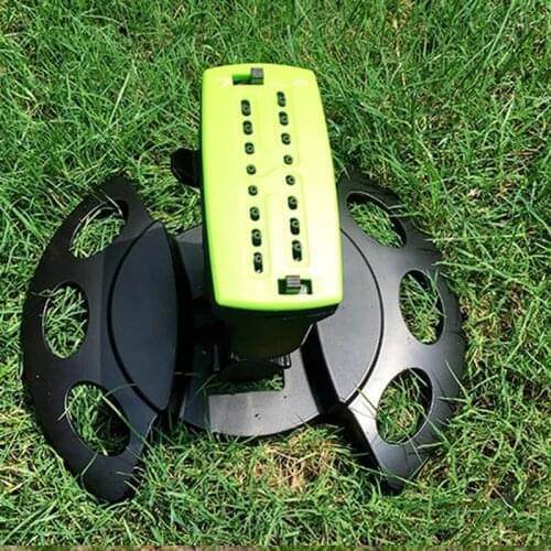 Oscillating Sprinkler with Angle & Outlet & Spraying Adjustment Can be used Alone or in Series Garden Watering 16-hole