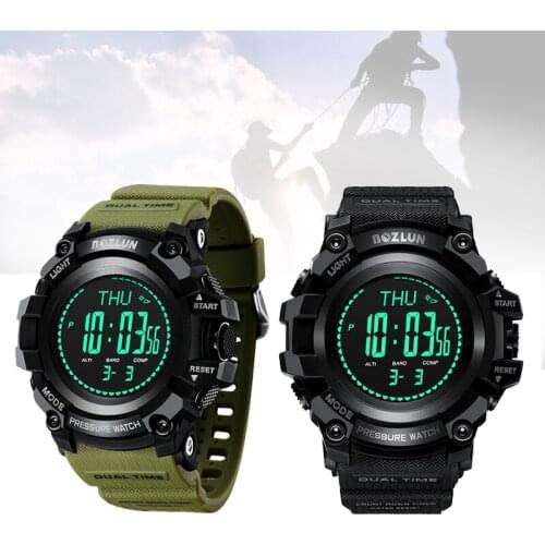 Outdoor Sport Smartwatch Climbing Wristband Watch Height Pressure Weather Reminder Compass Cycling Countdown Running Stopwatch