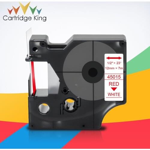 45013 12mm*7m Labels Compatible Dymo D1 Label Printers 45010 45015 45018 45024 45023 for DYMO Printer LabelManager 160 280 210D