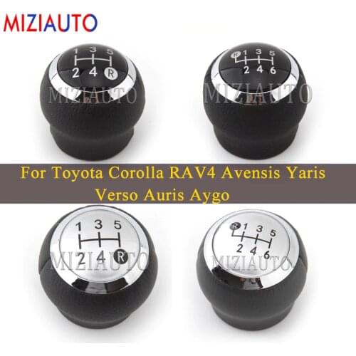 5/6 Speed Car Gear Shift Knob For Toyota Corolla Verso Auris Yaris RAV4 2007 - 2013 Lever Shifter Handball Stick Car Accessories