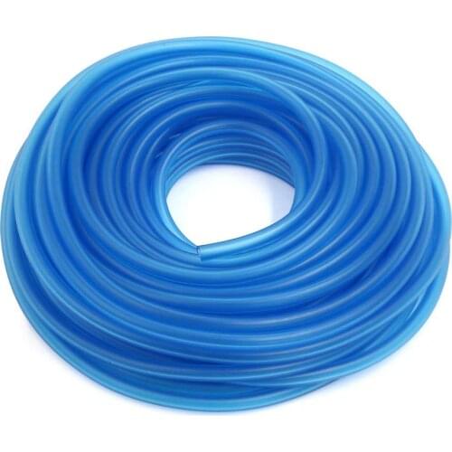 Uxcell 18M Length Blue Silicone Vacuum Fuel Gas Hose Tube Pipe 4 x 8mm for Auto Car