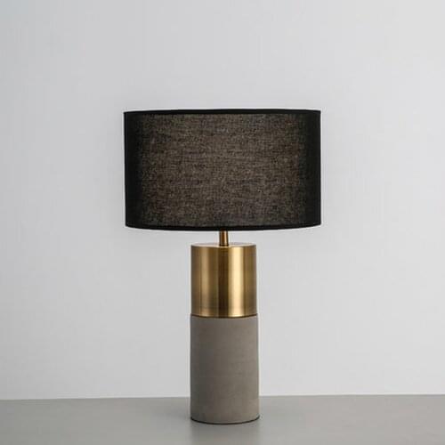 LED Concrete Modern LED Table Lamp Desk Lamp Light Shade Fabric Ball Desk Light for Bedroom Living Room Floor Bedside Designs