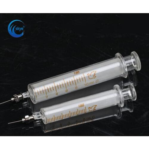 Glass Syringe Mobile Phone Repair Special Welding Oil Welding Container Syringe Metal Needle 5ml 10ml Syringe With Needle