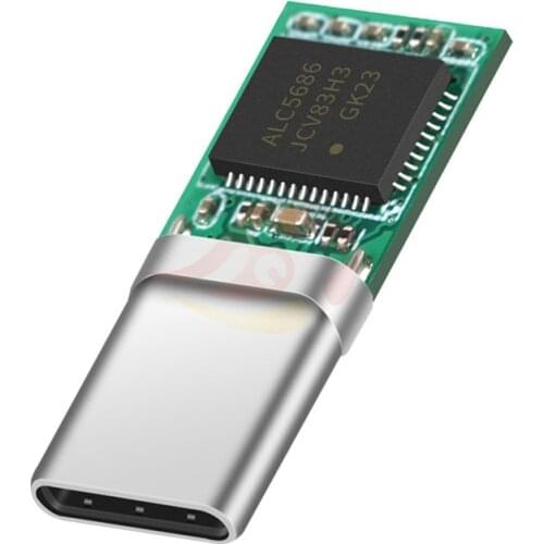 Type C Male Plug USB C Connector With ALC5686 Chip 312bit 384khz DIY Solder Type-C Adapter Mobile Phone Fast Charging Connectors