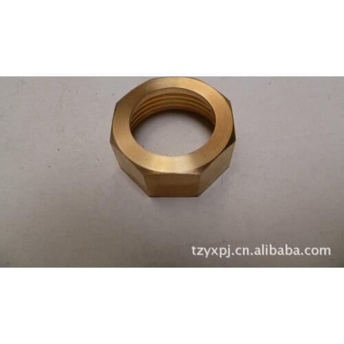 Vidric Electric faucet accessories side water copper octagonal cap copper nut