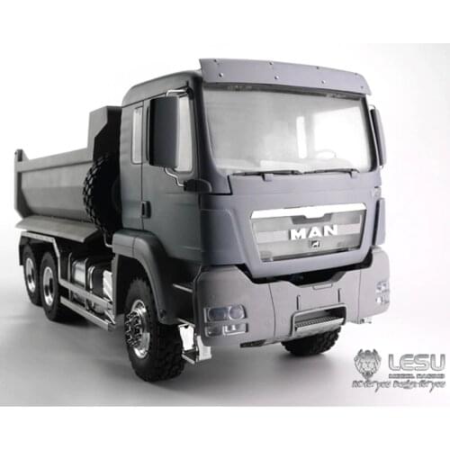 1/14 truck MAN (TGS) full drive 6X6 hydraulic U bucket dump truck high torque electric model LS-20130018 RCLESU Tamiya truck