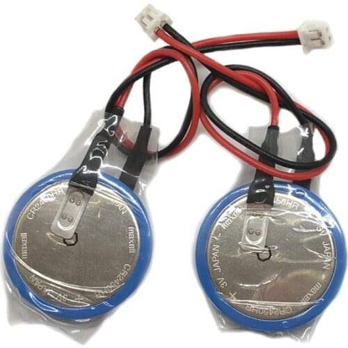 2pcs/lot MAXELL CR2450HR high-temperature lithium manganese dioxide batteries cell 3V lithium battery with plug CR2450 2450