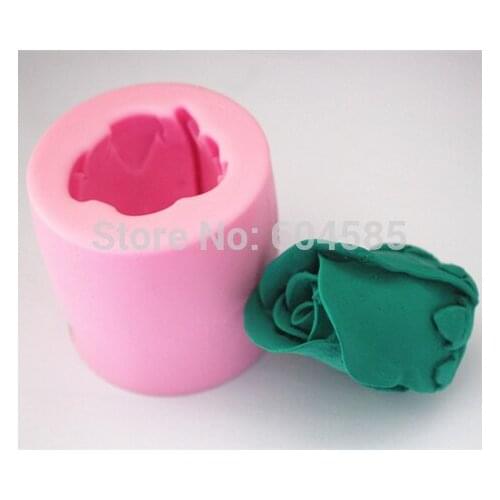 3D Rose Craft Art Silicone Soap mold Craft Molds DIY Handmade soap molds