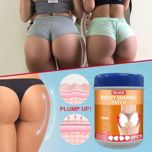 8pcs Private Buttocks Mask Butt-Lift Shaping Patch Set Body Buttock Lifting Shaping Shaper Hip Tighten Massage Patch Loss Weight