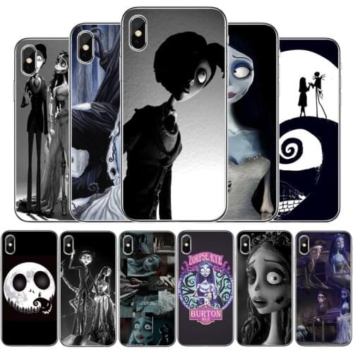 Corpse Bride Cover Soft Silicone Phone Case For iPhone 5 5S 6 6plus 7 8 plus X XR XS Max 11 PRO Max SE 2020