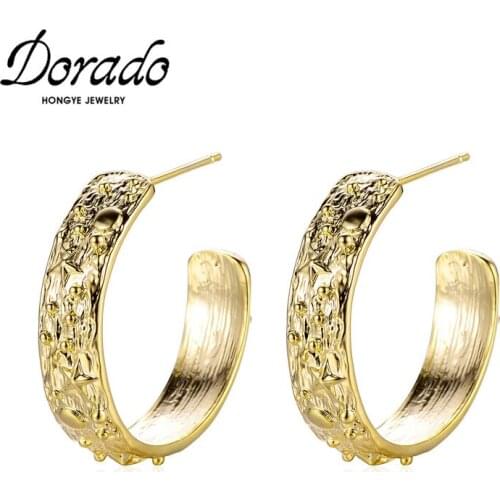 Dorado Unclosed Hoop Earrings For Women Punk Big Round Circle New Modern Accessories 2020 Party Gifts Most Popular New