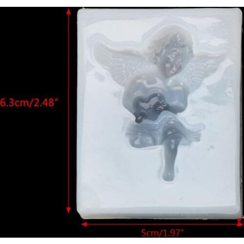 Jewelry Mold Cute Cupid Angle Silicone Mould Resin DIY Jewelry Making Tools