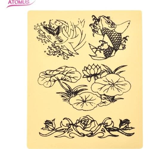 Tattoo Skin Practice Leather Peau Silicone Sourcils Faux Sourcils Fake Skin Cosmetic Tattoo Supplies For Body Artist Accessories