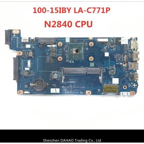 LA-C771P Motherboard For Lenovo B50-10 100-15IBY Laptop motherboard CPU 2840 (for intel cpu) tested 100% work