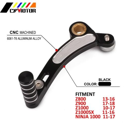Motorcycle CNC Gear Shift Shifter Lever Pedal For KAWASAKI Z800 Z900 Z1000 Z1000SX Z 800 900 1000 SX NINJIA100010 11 12 13-17