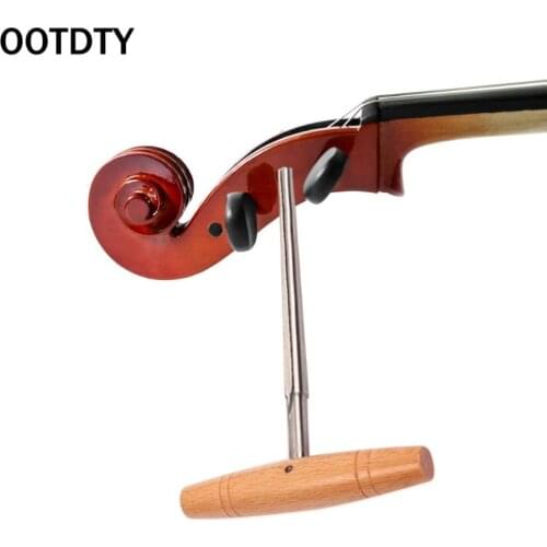 OOTDTY Violin Peg Hole Reamer 1:30 Taper Wood Handle for 3/4 4/4 Violins Luthier Tool