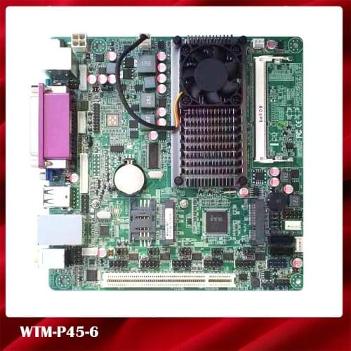 Original Industrial Computer Motherboard for P45-6 WTM-P45-6 D525 Full length Motherboard Perfect Test,Good Quality