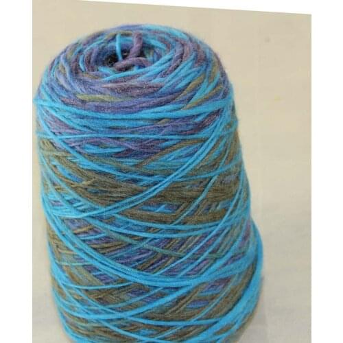Lot of 1 Pieces x 500g Hand Coarse Knitting Scores wool yarn Blue Royal Sand 522-5822