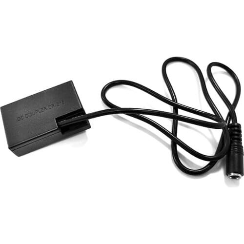 DR-E18 DC Coupler LP-E17 dummy battery fit power charger for Canon EOS Rebel T7i T6i 750D 760D 8000D T6s KISS X8i 77D 200D 9000D