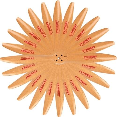 Beechwood Propeller with DLE Engine Hole 18x10 19x8 20x10 for Gas RC Model Airplane