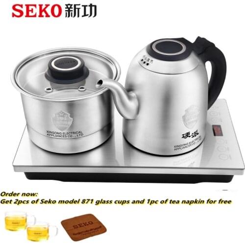 SEKO G37 Electric Kettle with pot one key automaitically pump water from kettle bottom