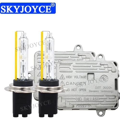 SKYJOYCE AC 55W Fast Bright XenonHID Kit 55W Quick Start HID Ballast Car Headlight Super Bright 5500K H1 H7 H11 D2H hid XenonKit