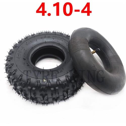 High Quality 4.10-4 Tire Inner Tube 4.10/3.50-4 for ATV Quad Go Kart 47cc 49cc Off Road Antiskid Tyre