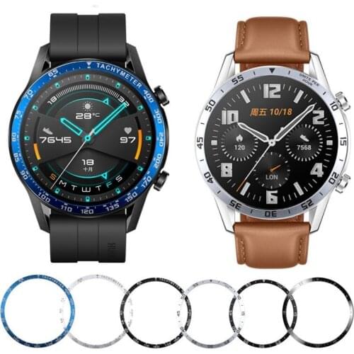 Watch Protector Ring Case For Huawei GT2 GT 2 46mm Samrtwatch Replace Accessory Metal Bezel High Quality Ceramic Bezel Insert