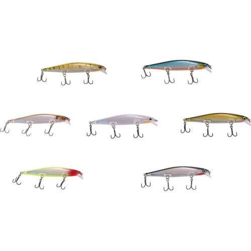 1PCS Minnow Fishing Lure 11CM 13G Pesca Hooks fish Wobbler Tackle Crankbait Artificial Hard Bait Swimbait