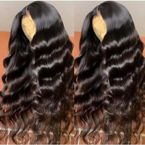 13x4 Lace Frontal Human Hair Wigs Brazilian Body Wave Lace Front Wig For Women Human Hair Wig With Pre-Pluck Side Part Wig