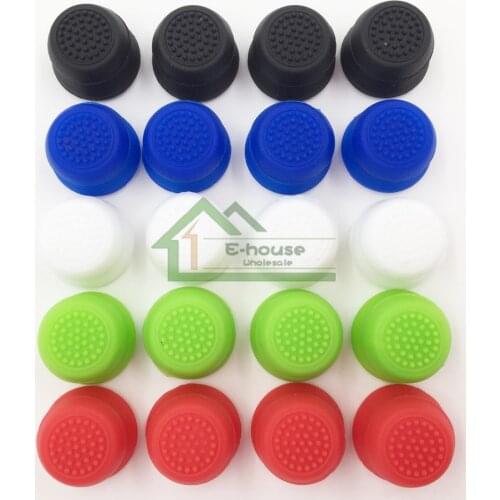 [200PC/ LOT] For PS4/PS3/PS2/XBOX 360/XBOX One Silicone Analog Controller Thumb Stick Grips Cap Cover Thumbsticks Cap