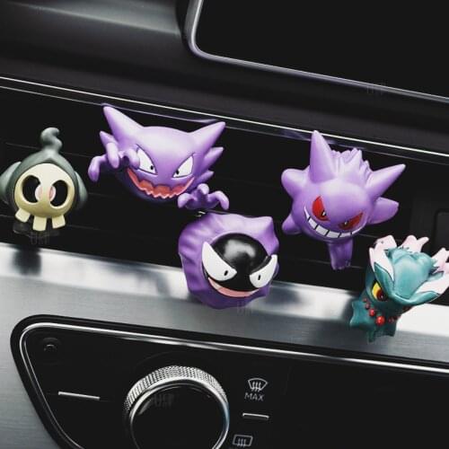 5 Types Of Ghost Pokemon Car Interior Air Outlet Decoration Gastly Gengar Haunter Creative And Interesting Accessories