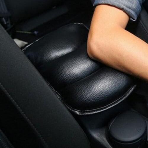 Auto Center Armrest Console Box Armrest Seat Protective Pad Mat Car Arm Rest Top Cover Hot Universal Car Seat Cover Soft Leathe