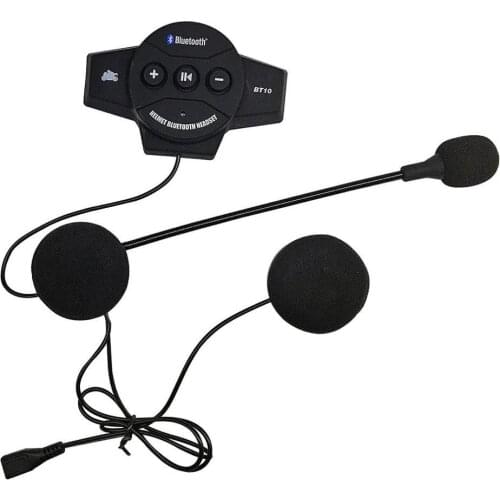 Motorcycle Wireless V4.1 Helmet Headset Wireless Moto Stereo Earphone MP3 Music Handsfree Interphone Headsets